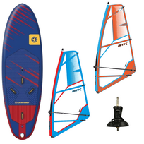 Unifiber RPM Inflatable Windsurfboard SL280 + Power Kid Rig