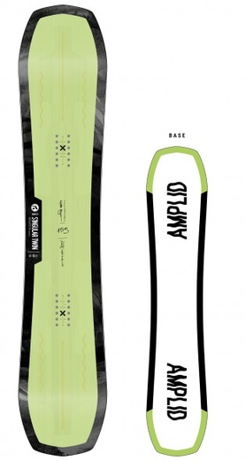 Amplid Heren Snowboard Singular Twin 2023 Zwart 153 - afb. 1