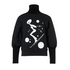 Goldbergh Sweater Voyage zwart - afb. 1