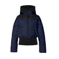 Goldbergh village ski jacket Zwart, Blauw