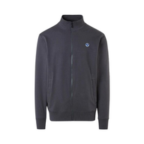 North Sails Basic full zipper sweatshirt Grijs