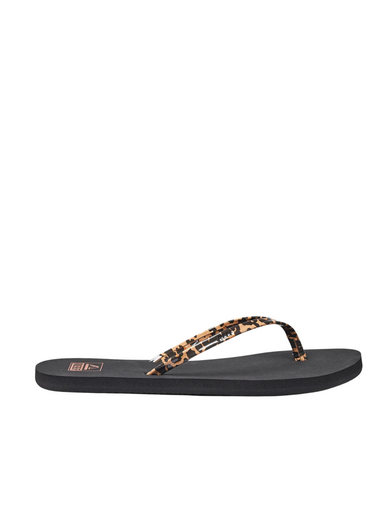 Reef dames slipper bliss leopard - afb. 1