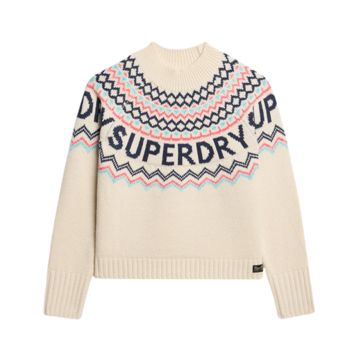 Superdry Fairsile Branded Jumper Dames - afb. 1