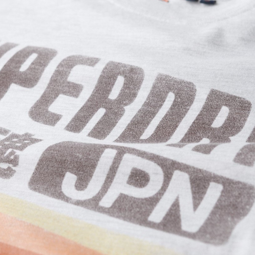 Superdry Japan Stripe Relaxed Tee Grijs - afb. 3